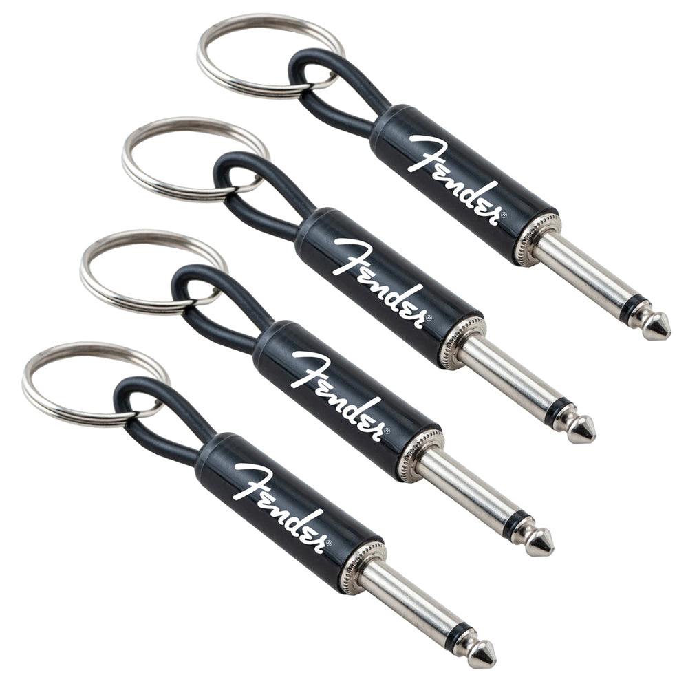Pluginz Licensed Fender Guitar Plug Keychains Set of 4