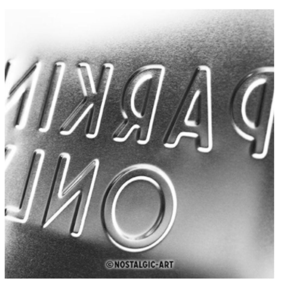 Fiat Parking Only Metal Sign