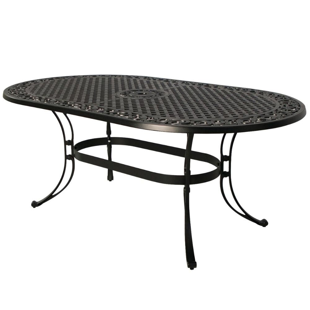 Island Breeze Cast Aluminium Oval Outdoor Dining Table