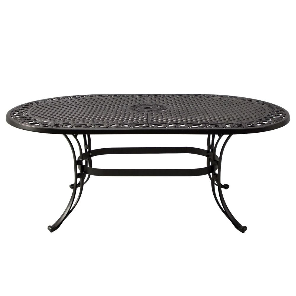 Island Breeze Cast Aluminium Oval Outdoor Dining Table