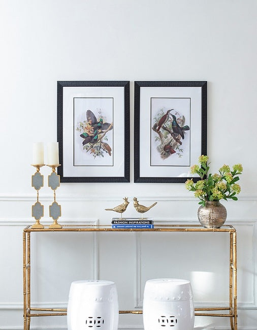 Set of 2 Birds Wall Art 50cms x 70cms