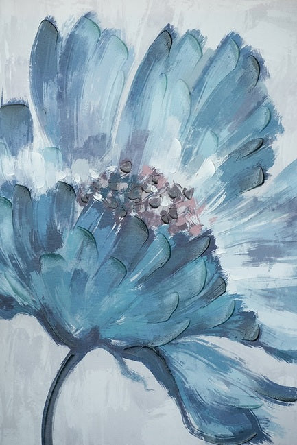 Floral Embellished & Handpainted Canvas Wall Art (2 sizes to choose)