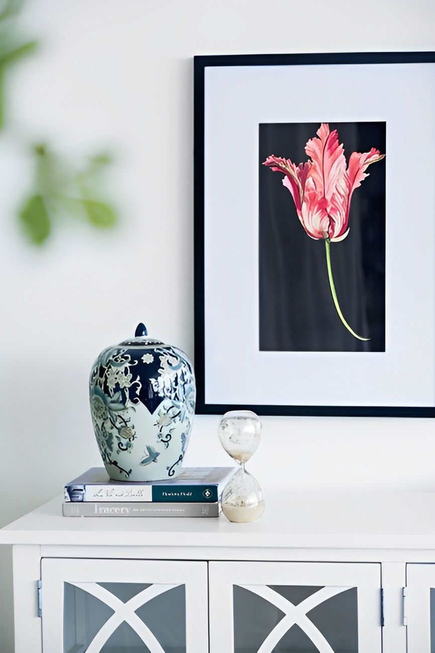 Garland Porcelain Jar with Lid