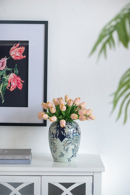 Garland Porcelain Jar with Lid