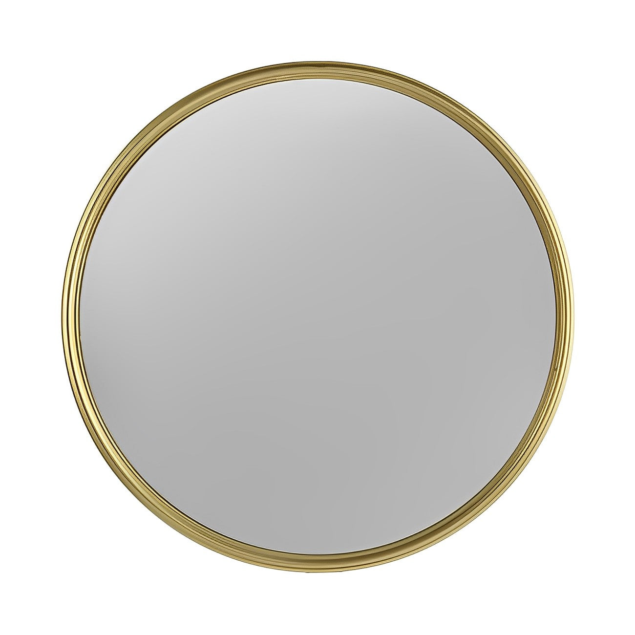 Hannes Convex Wall Mirror With Gold Frame