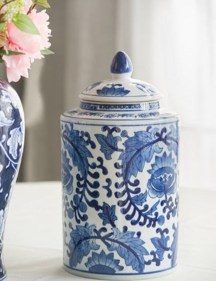 Indra Porcelain Jar With Lid