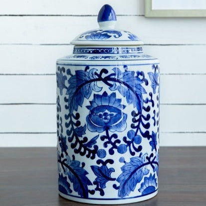 Indra Porcelain Jar With Lid