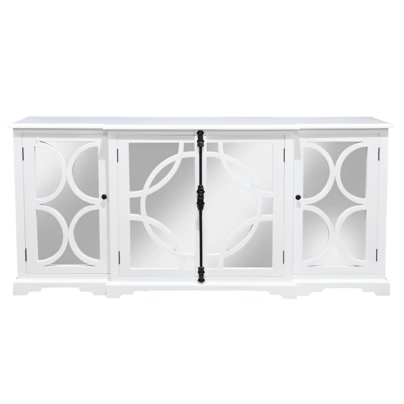 Byron Mirror Backed Sideboard 4 Doors Buffet