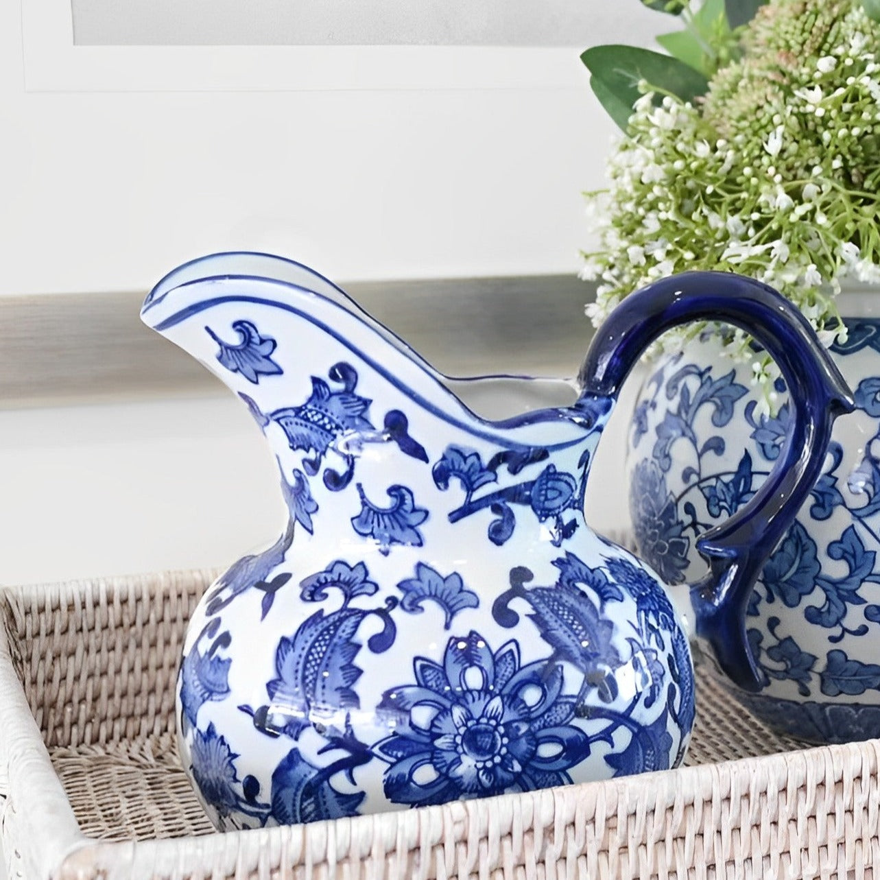 Ming Luxe Decorative Porcelain Jug