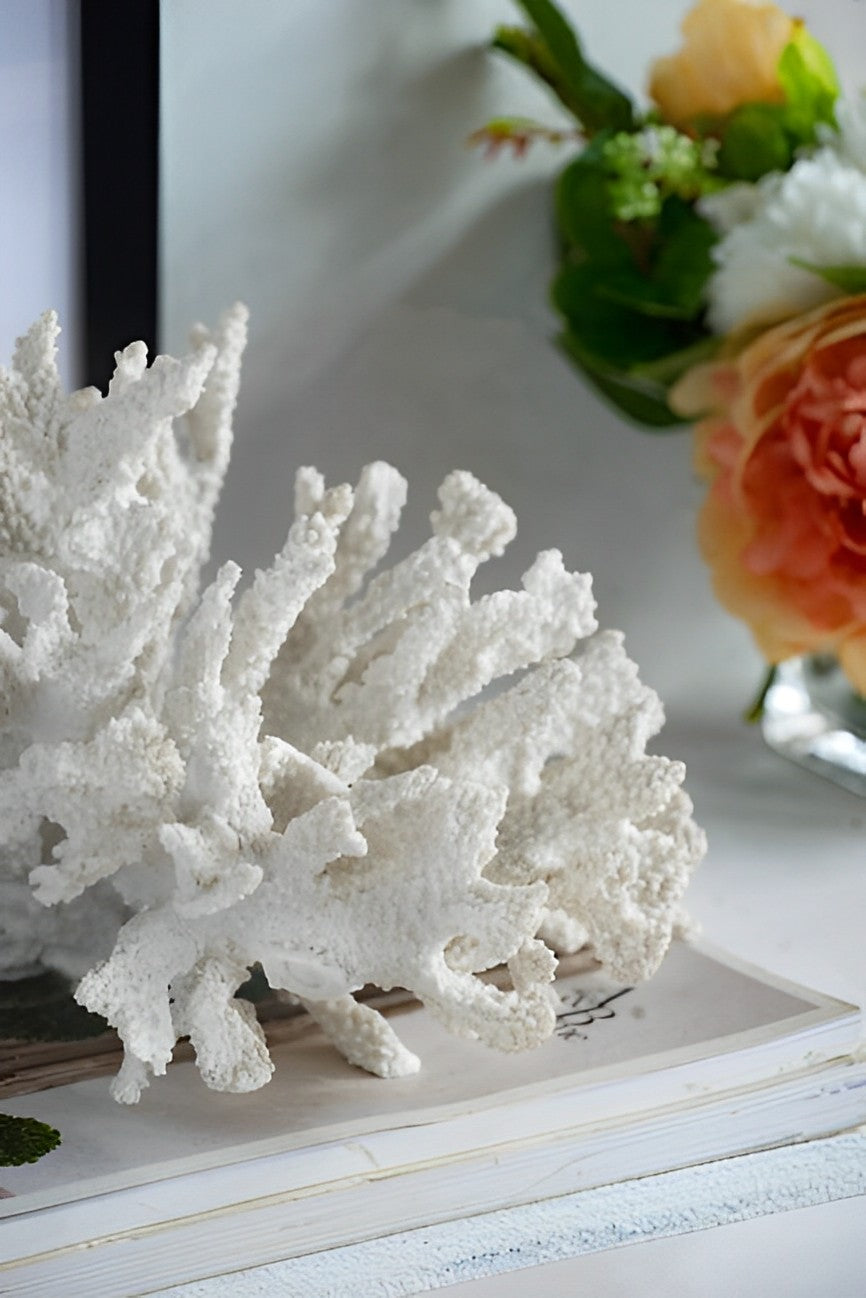 Realistic Look Artificial Coral White