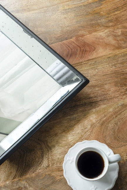 Antique Look Mirror Rectangular Tray