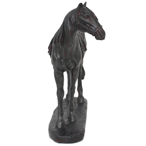Horse With Saddle Statue