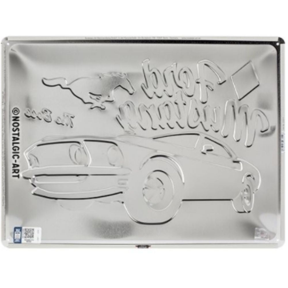 Ford Mustang Meet The Boss Metal Sign