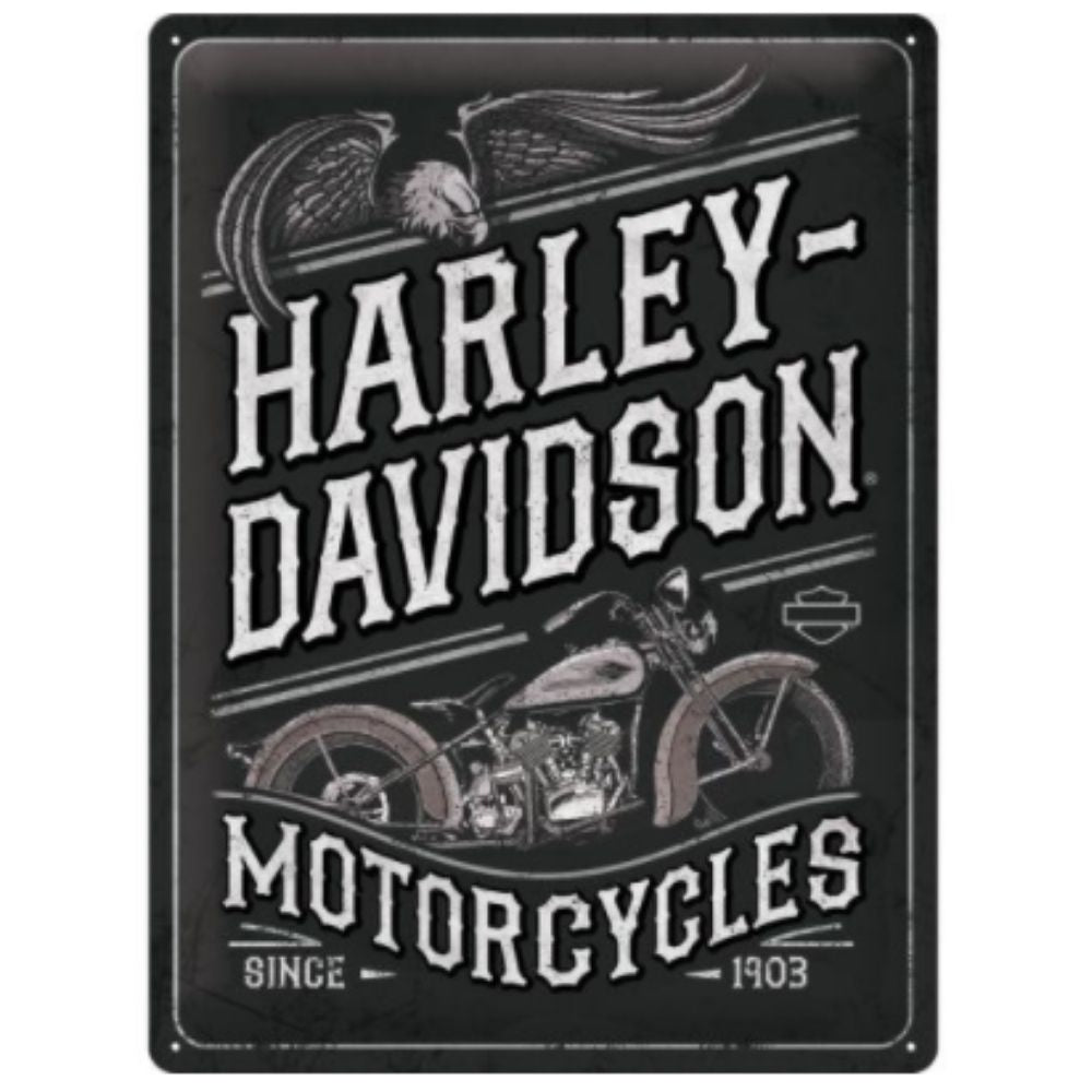 Harley Davidson Motorcycles Metal Sign