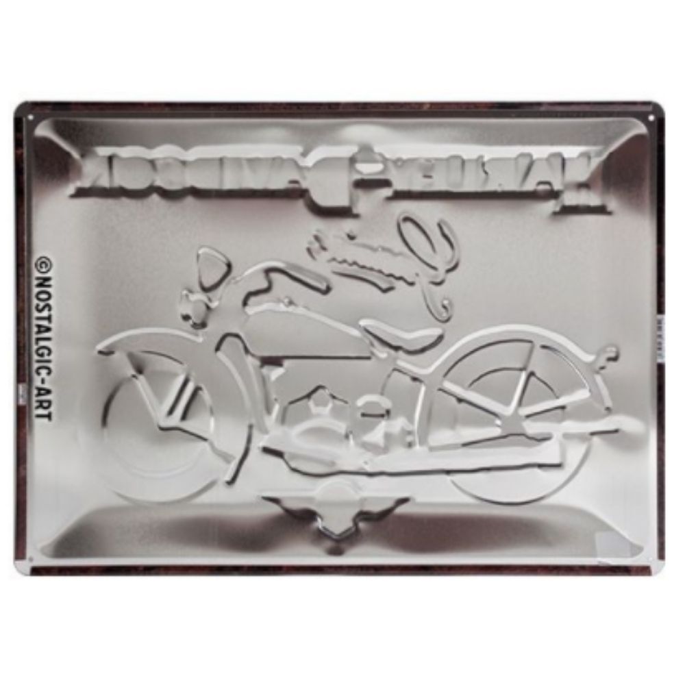 Harley Davidson Brick Wall Metal Sign
