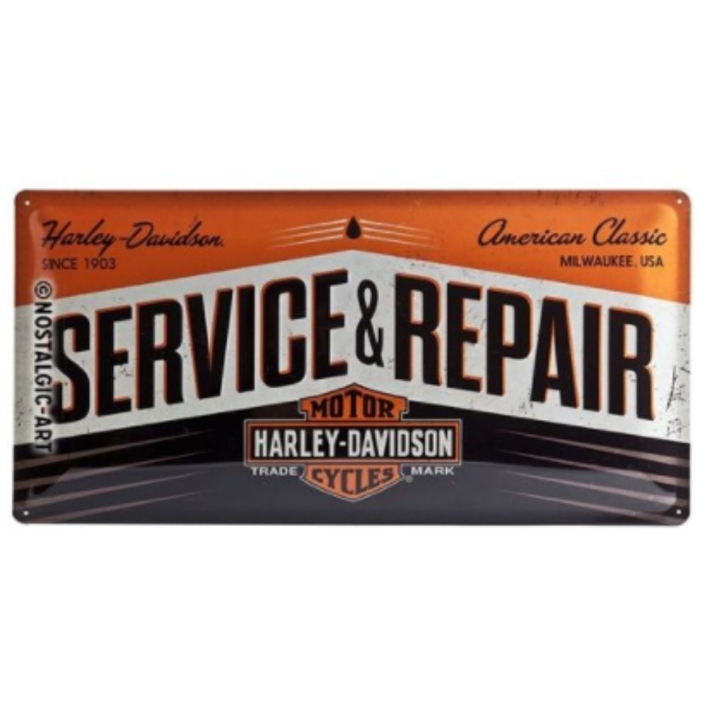 Harley Davidson Service & Repair Metal Sign