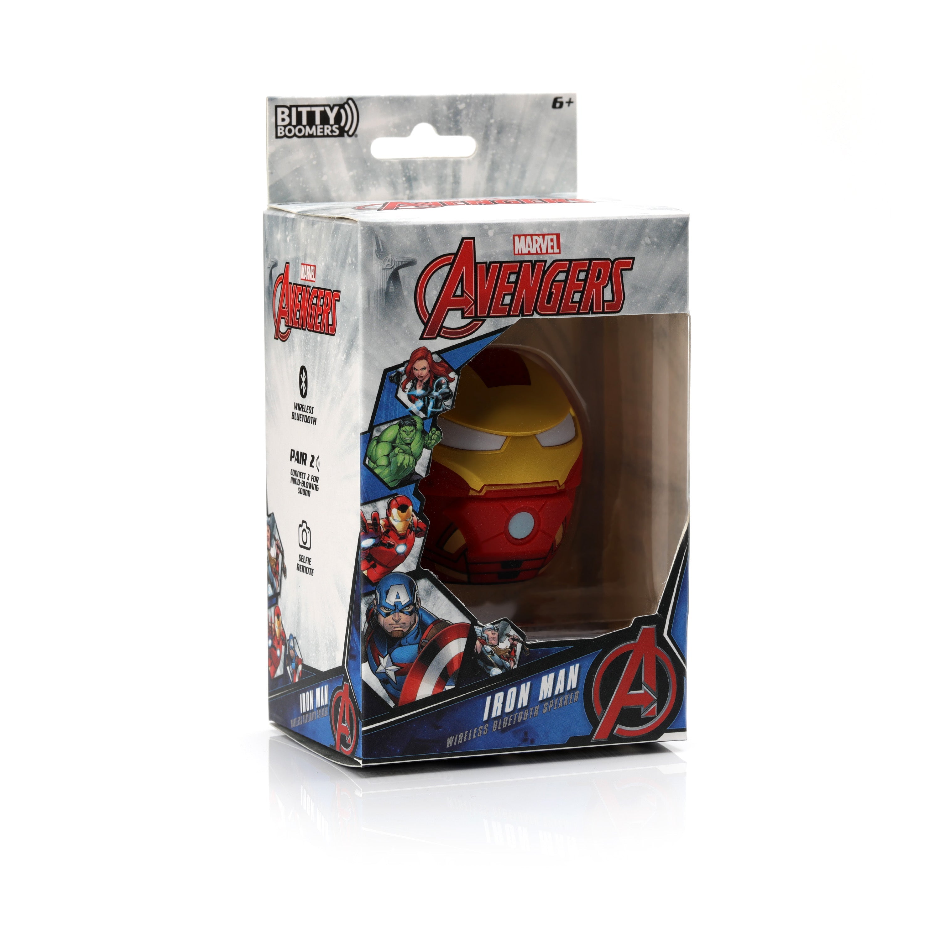 Marvel Bitty Boomers Iron Man Ultra-Portable Bluetooth Speaker