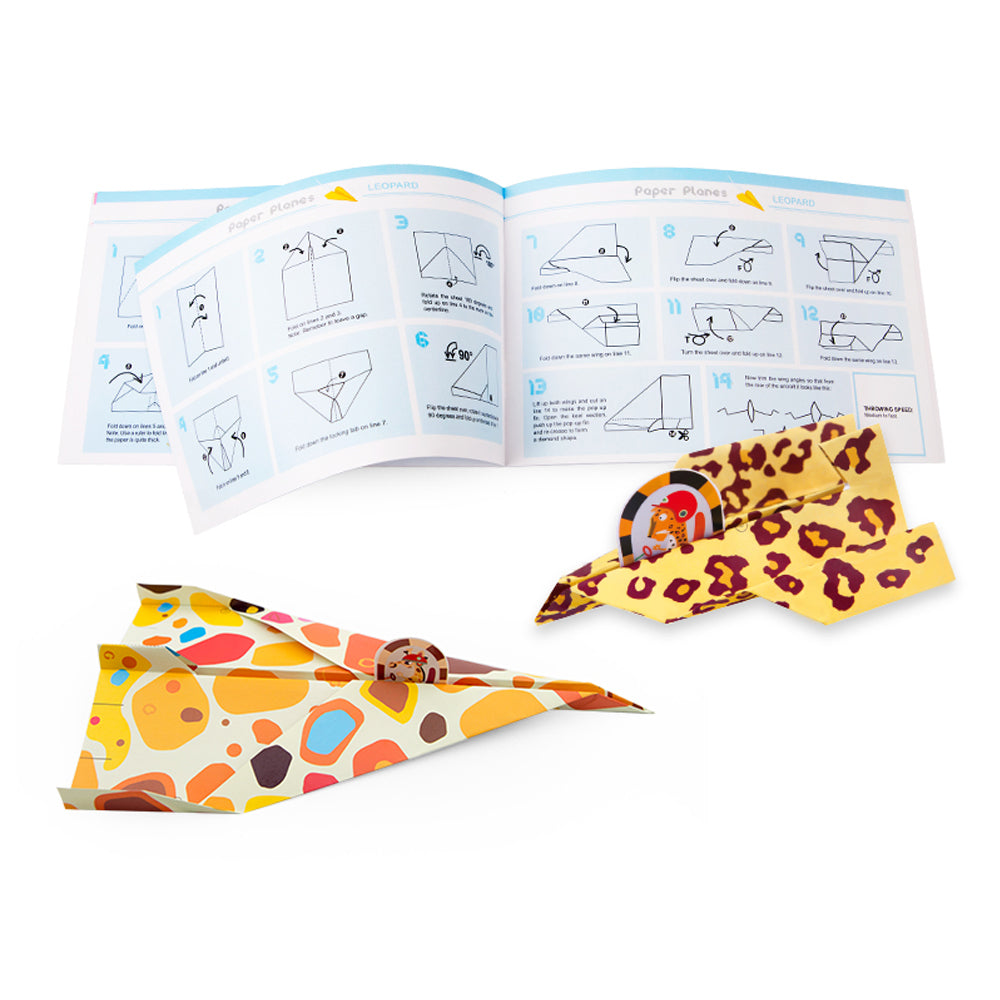 Origami Paper Craft Kit - Animal Pilots & Paper Planes
