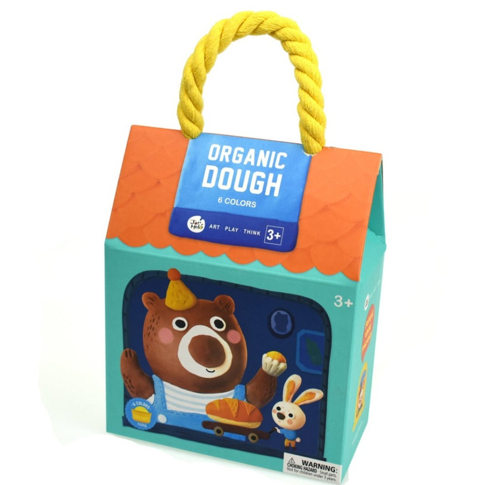 Kids Modelling Organic Dough Set - 6 Colours