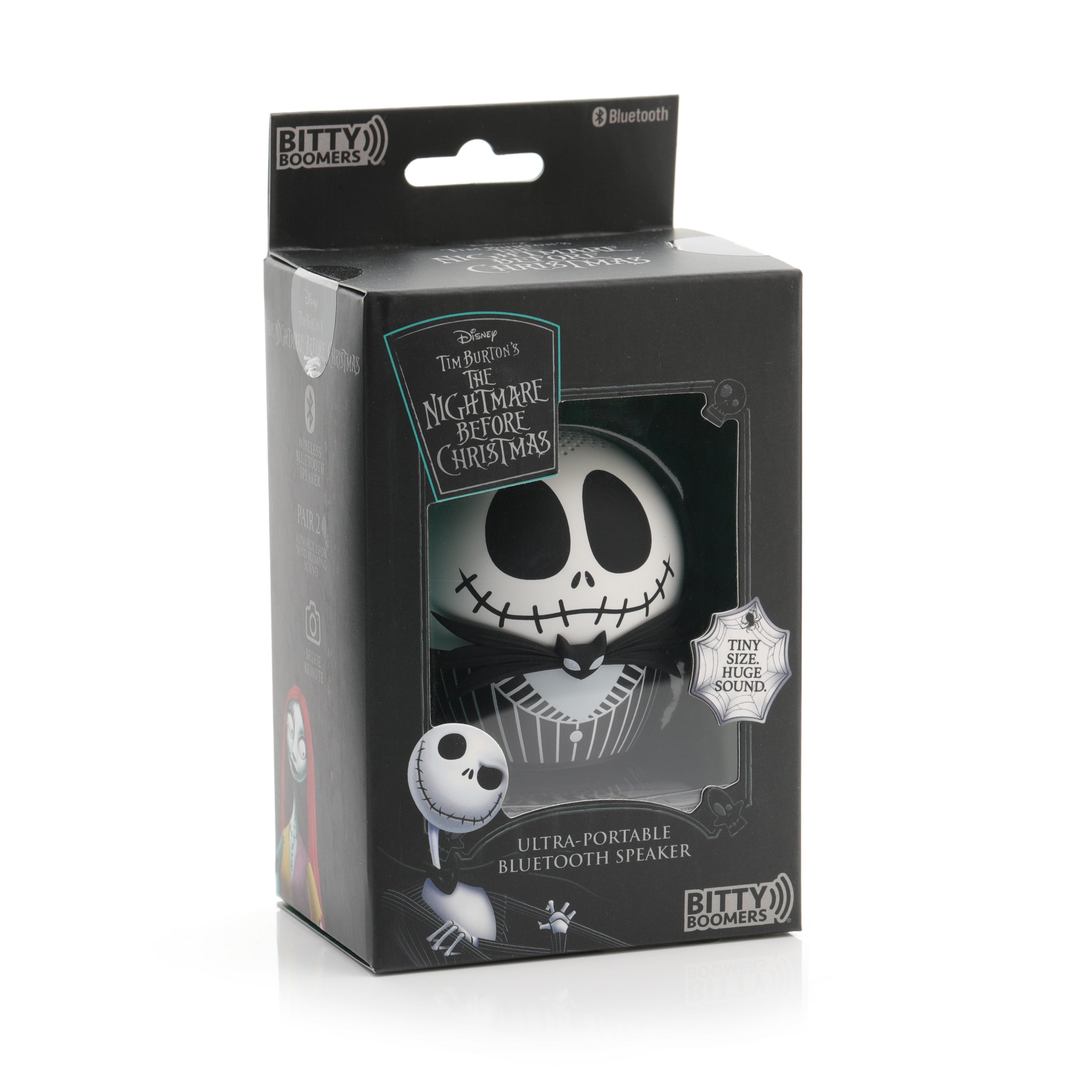 Disney The Nightmare Before Christmas Bitty Boomers Jack Skellington Ultra-Portable Bluetooth Speaker
