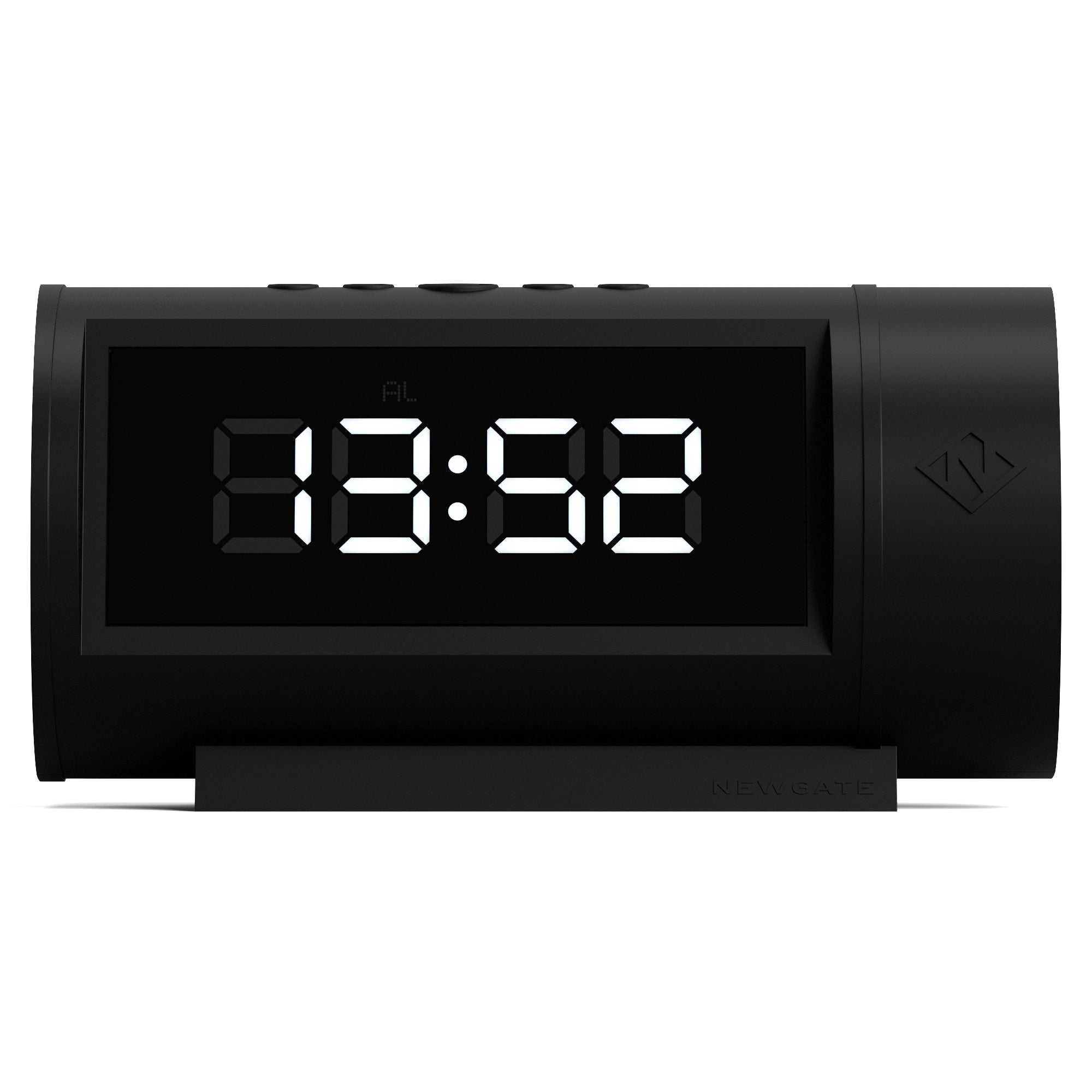 Newgate Pil LED Alarm Clock Black