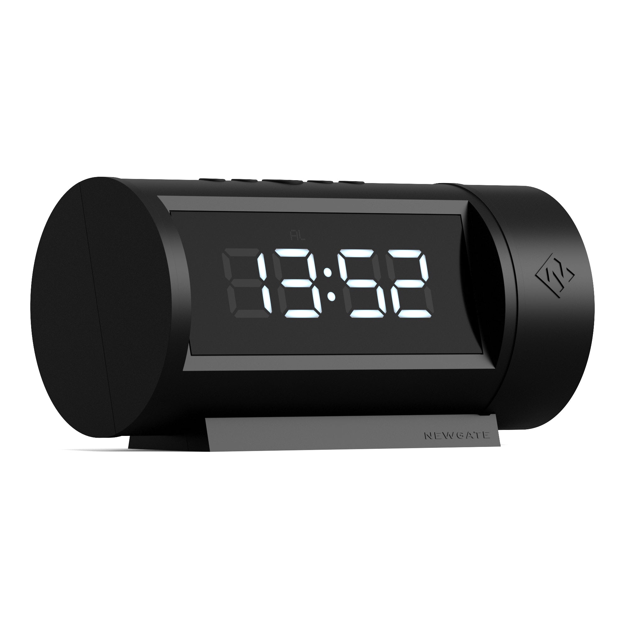 Newgate Pil LED Alarm Clock Black