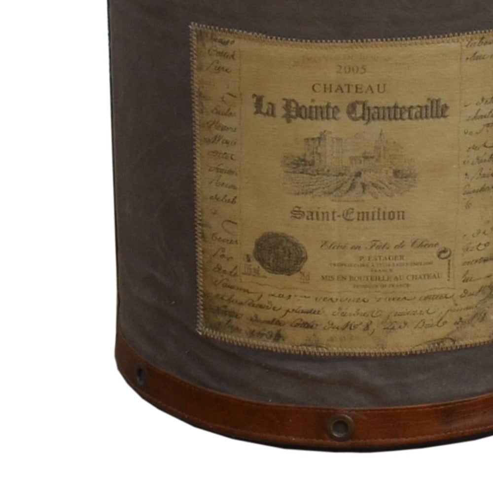 Cylindrical Chateau Ottoman