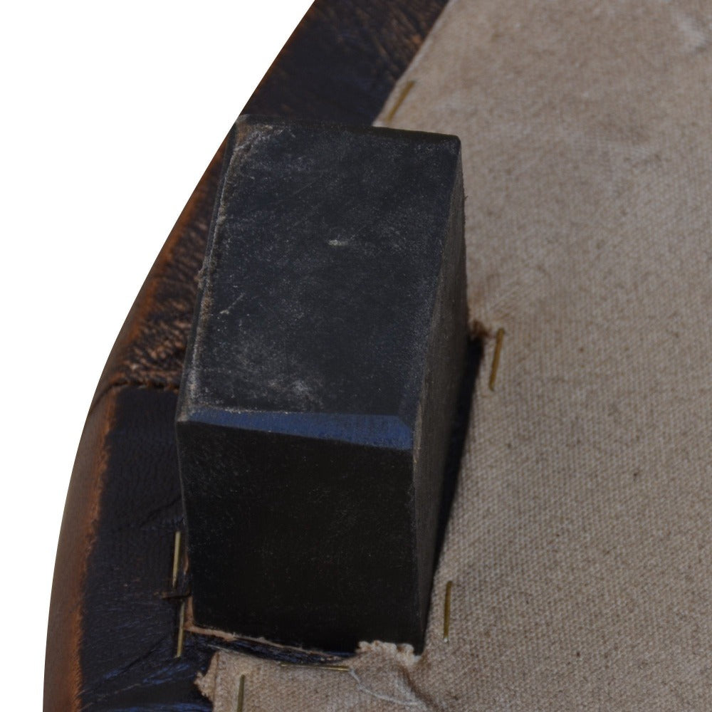 Vintage Round Ottoman