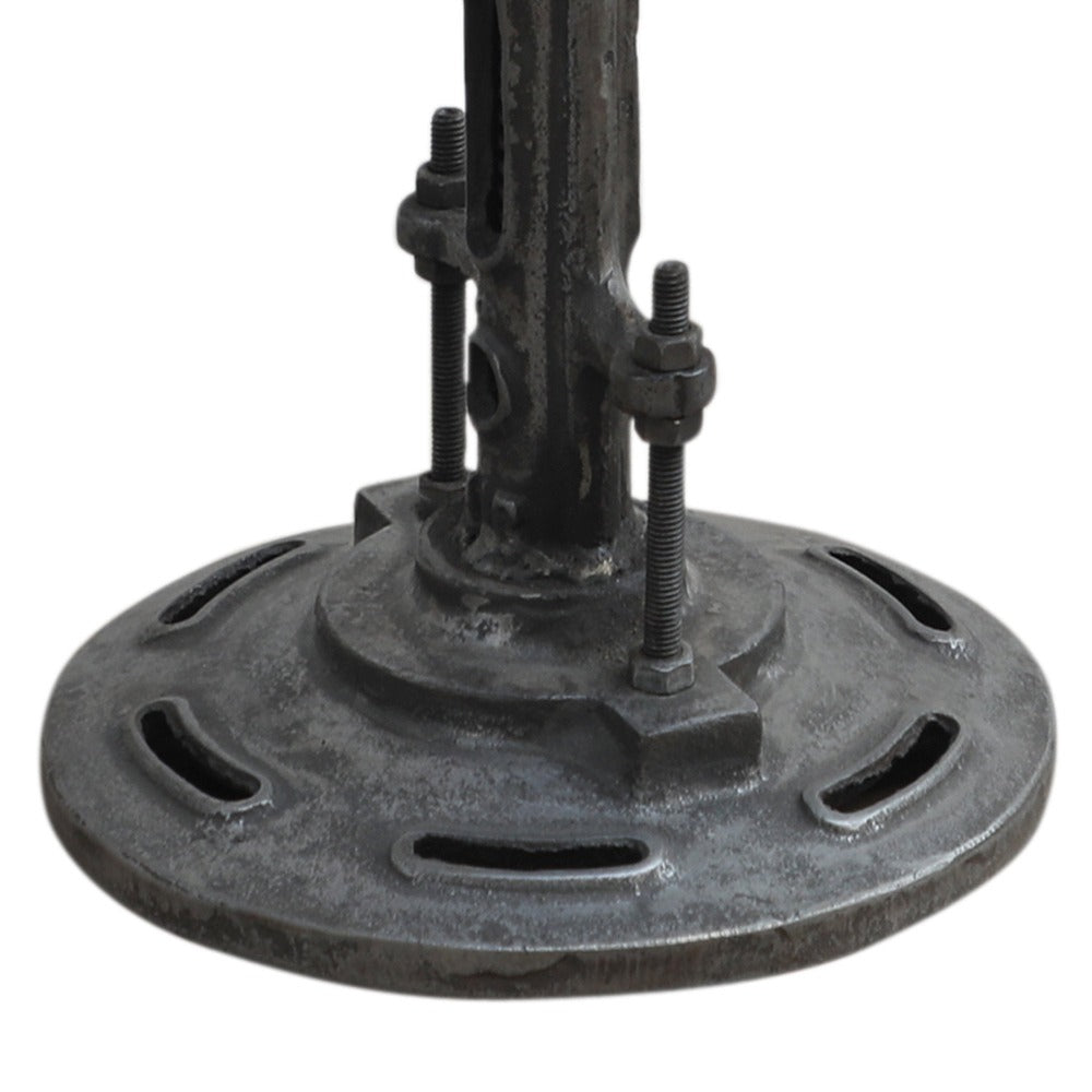 Vintage Leather Windup Stool