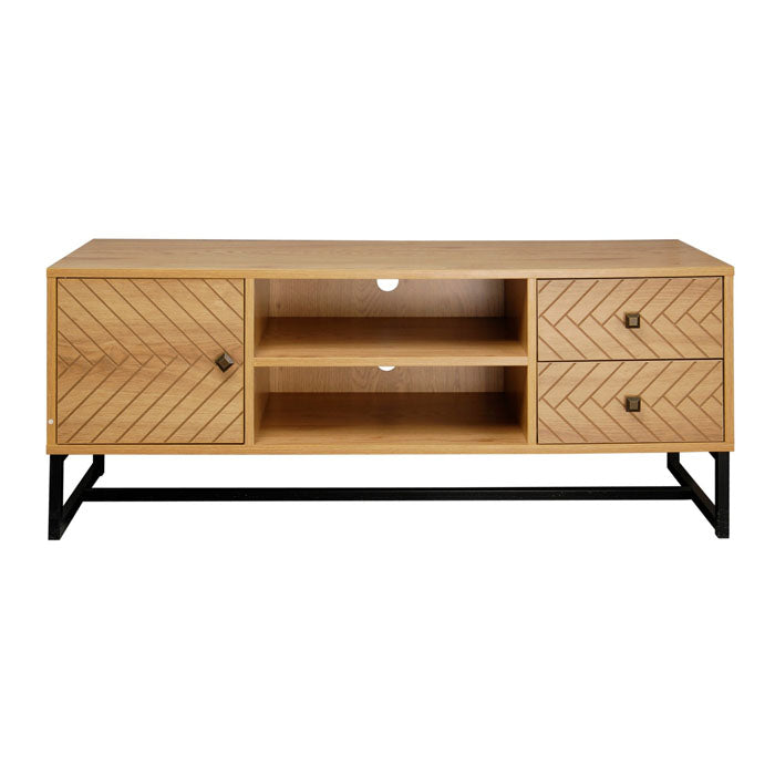 Chevron Pattern Entertainment Tv Unit