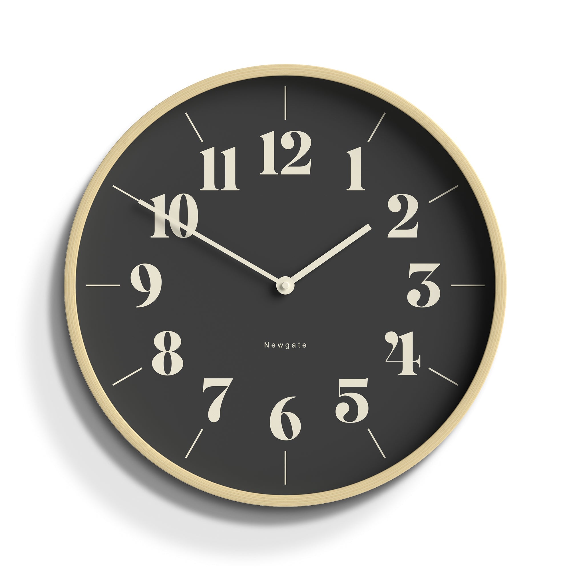 Newgate Mr Clarke Black Face Wall Clock