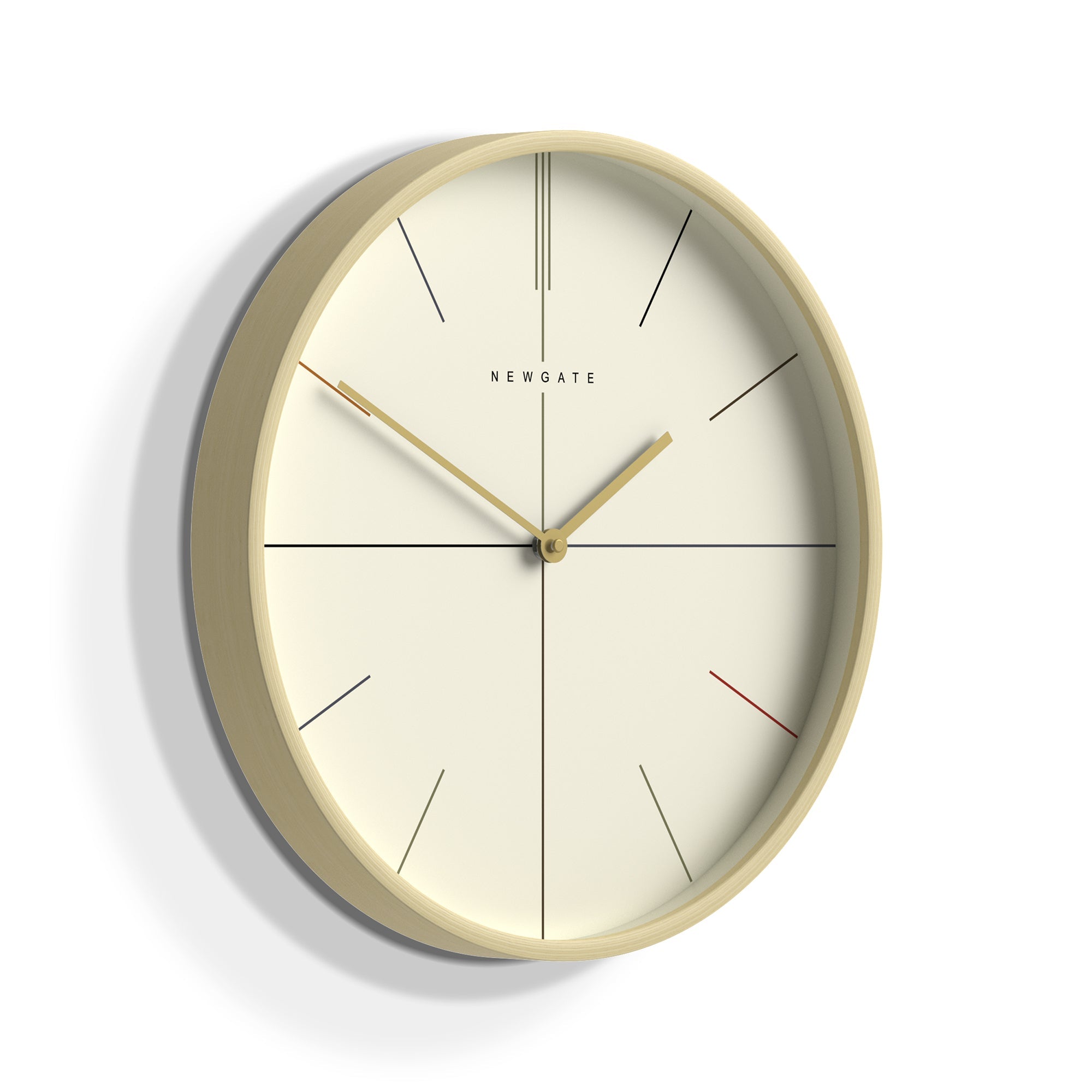 Newgate Mr Clarke Wall Clock Pale Cream Dial