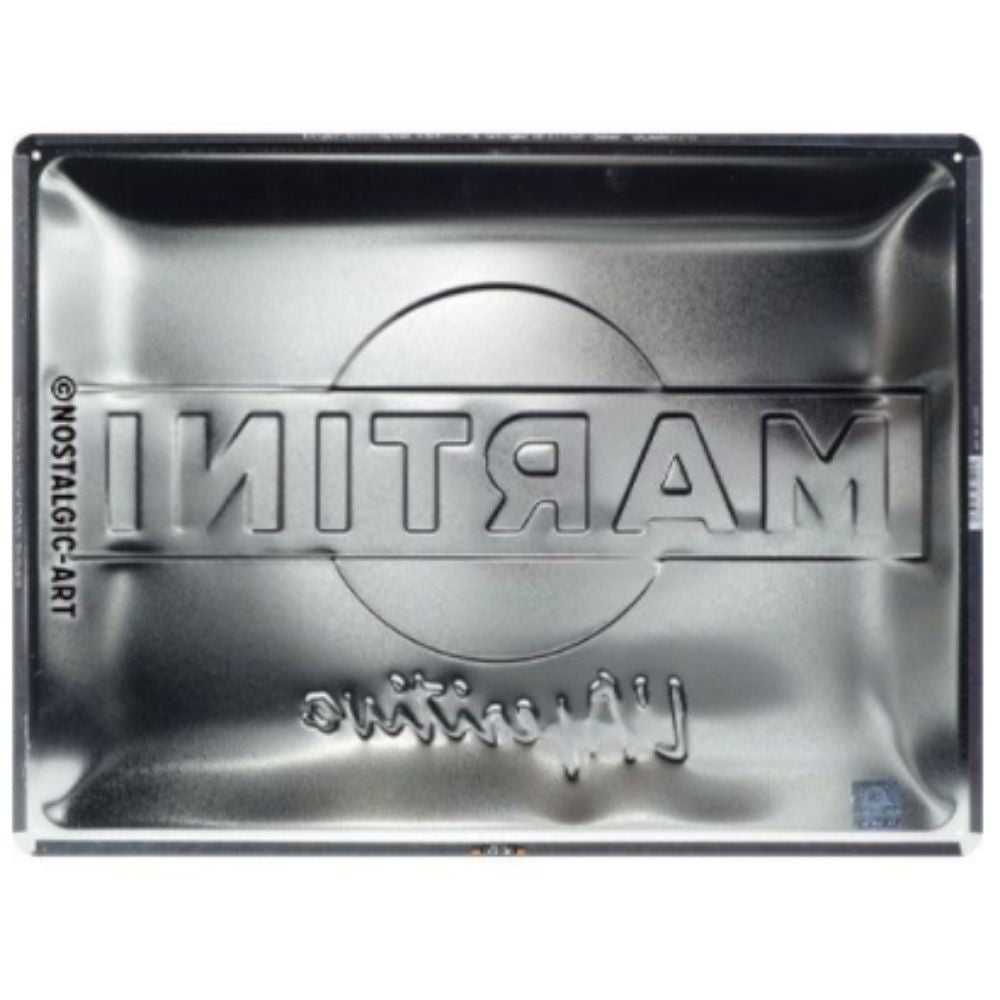 Martini L'Aperitivo Racing Stripes Metal Sign