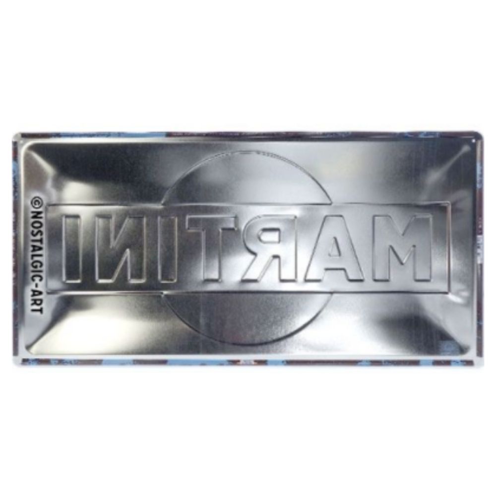 Martini Logo Metal Sign (Available in 2 Sizes)