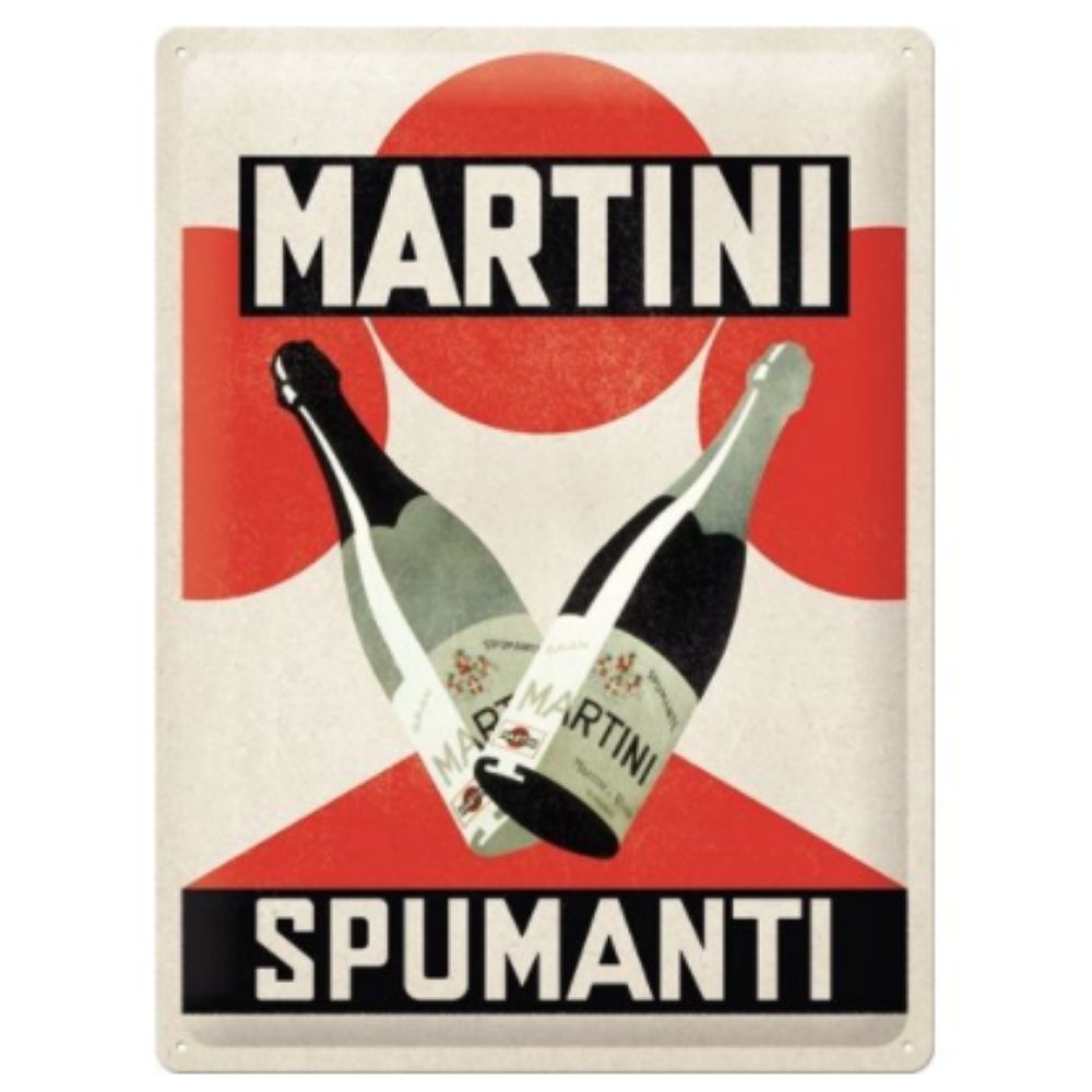 Martini Spumanti Metal Sign
