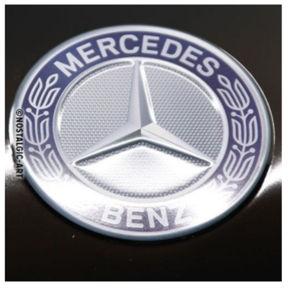 Mercedes Benz Evolution Logos Long Metal Sign