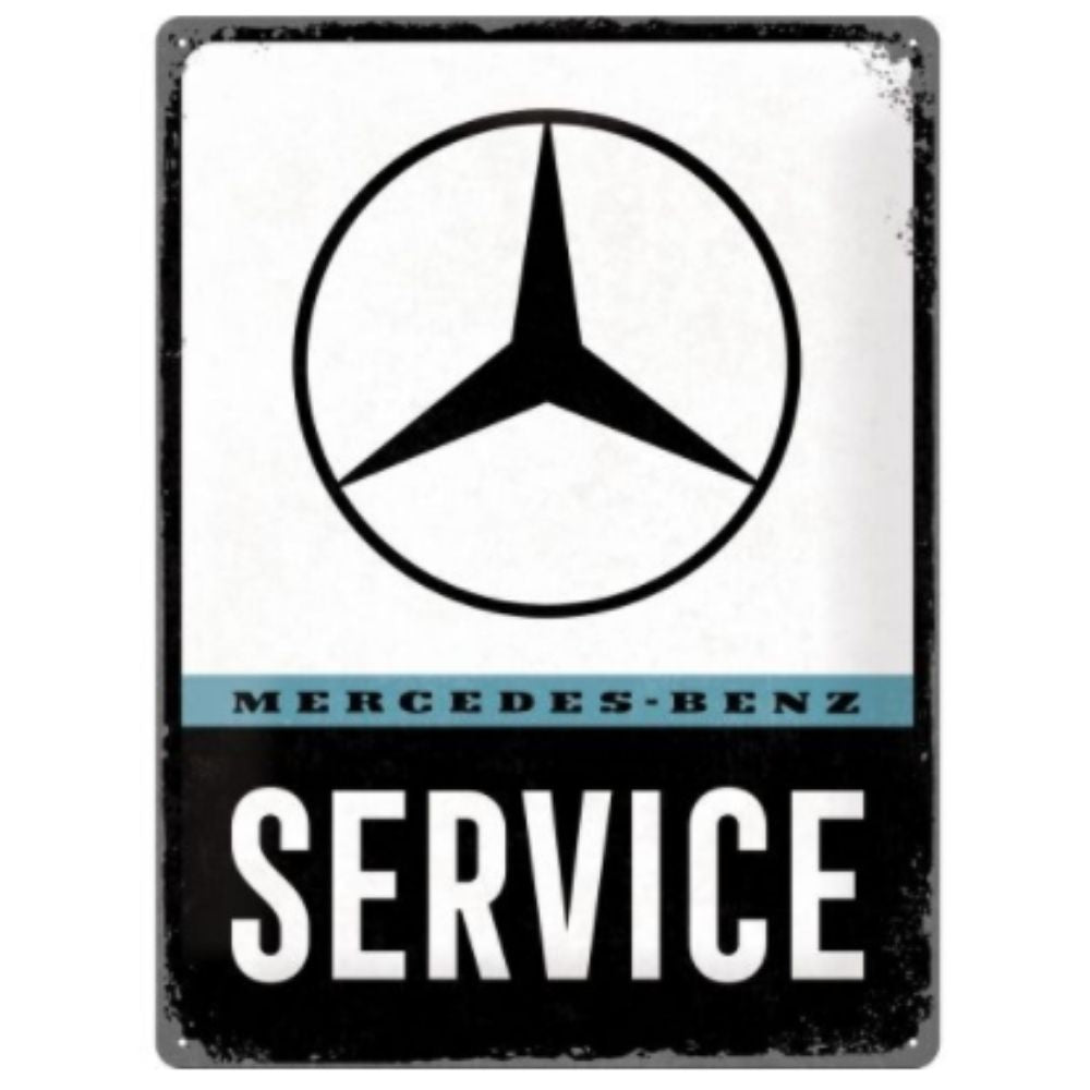 Mercedes Benz Service Metal Sign