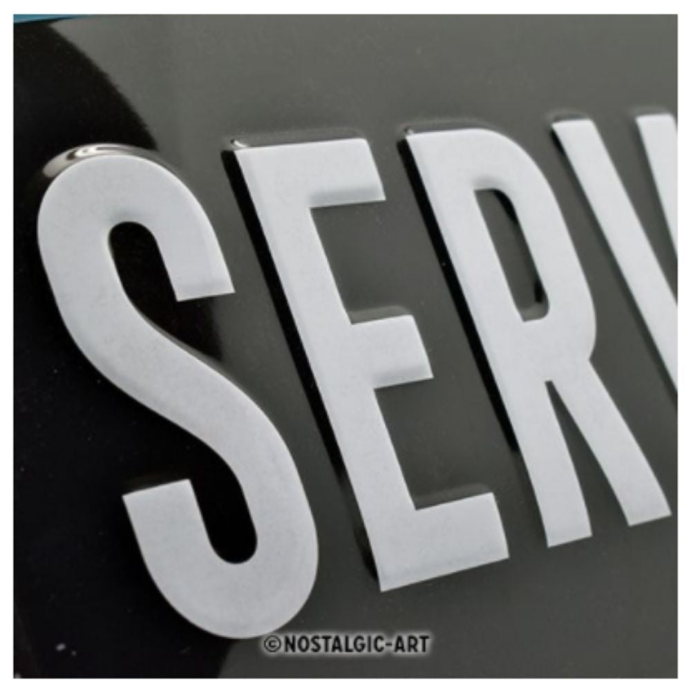 Mercedes Benz Service Metal Sign