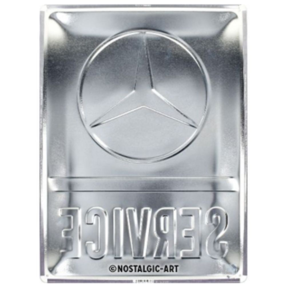 Mercedes Benz Service Metal Sign