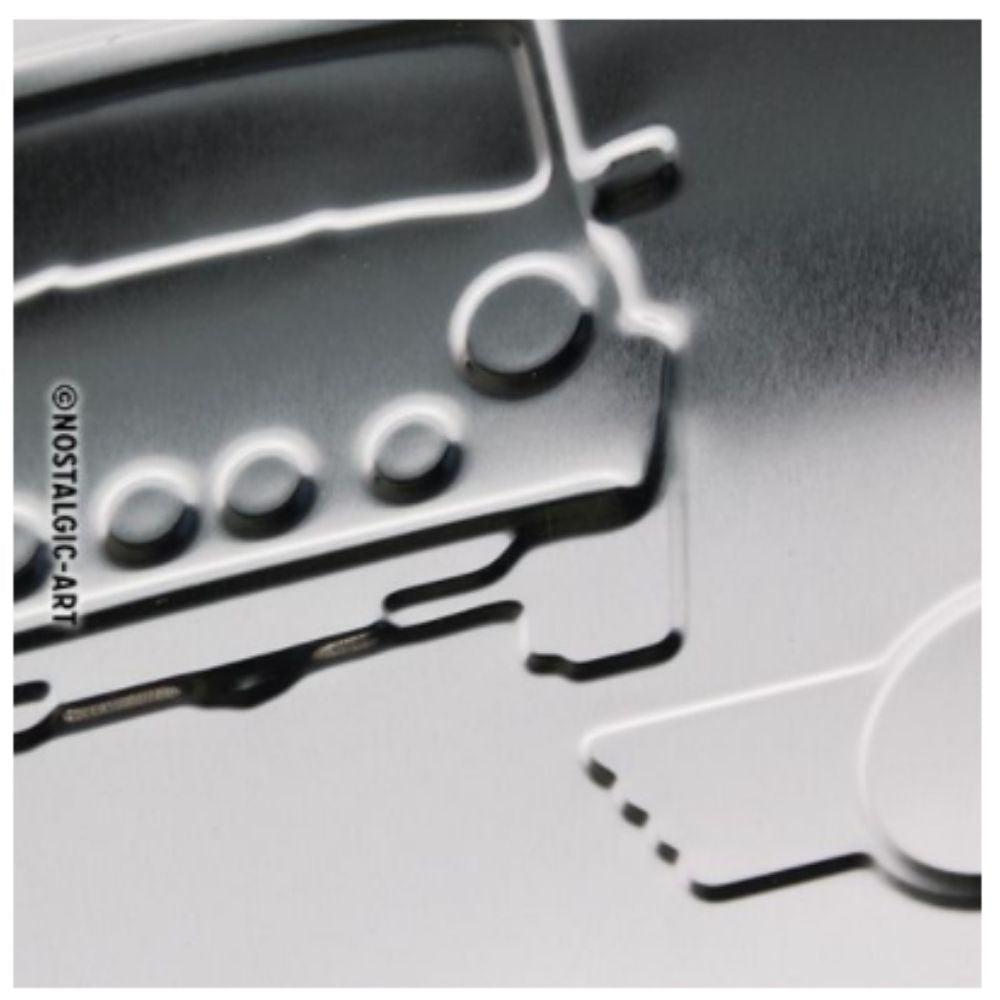 Mini 4 Cars Pop Art Metal Sign