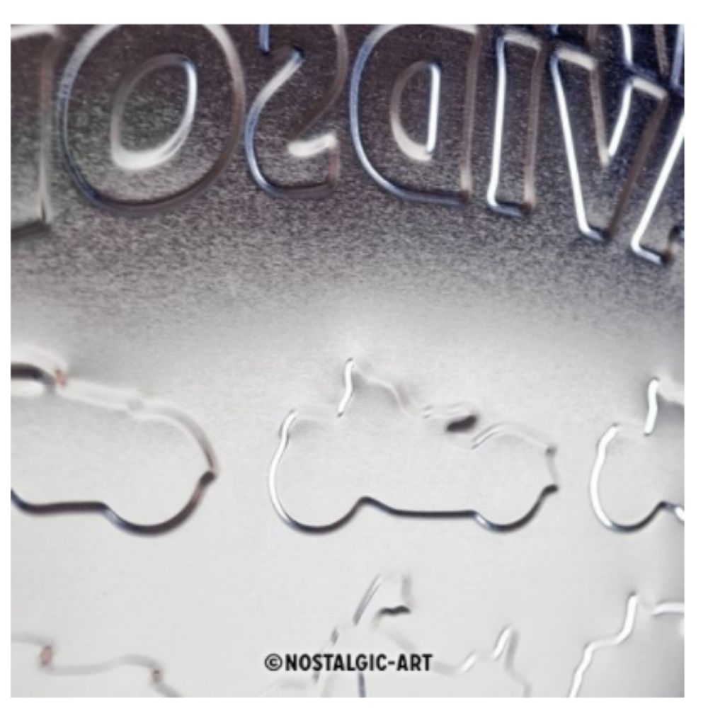 Harley Davidson Motorbike Models Chart Metal Sign