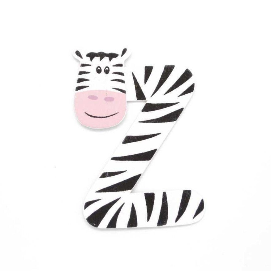 Animal Wooden Letter Z