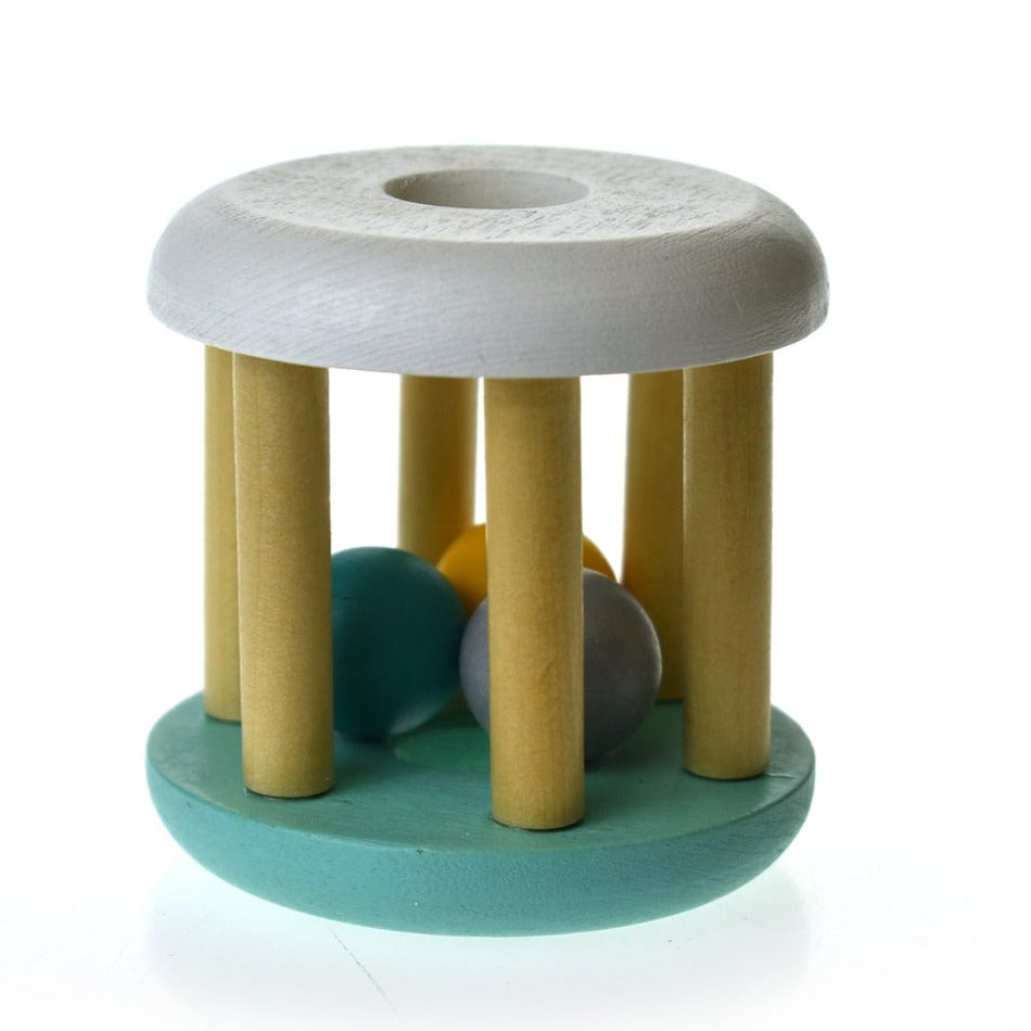 Wooden Rattle Green