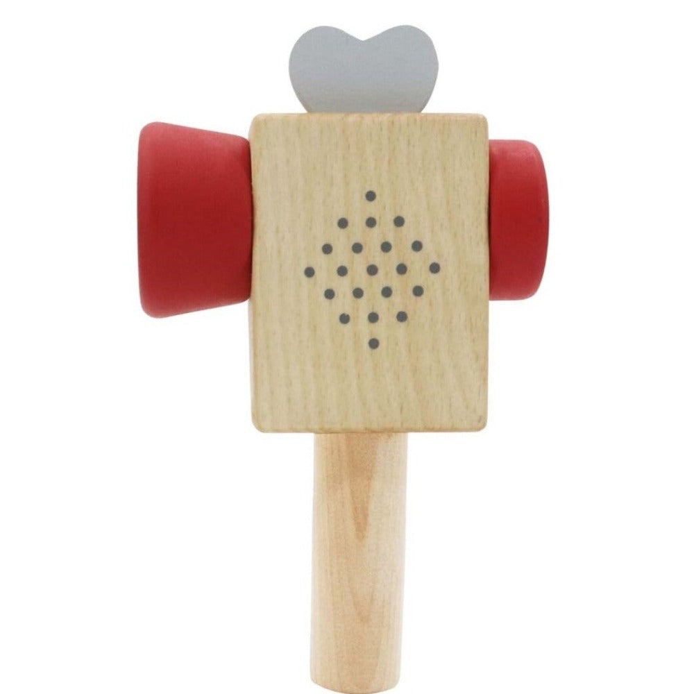 Wooden Video Recorder Prism Red