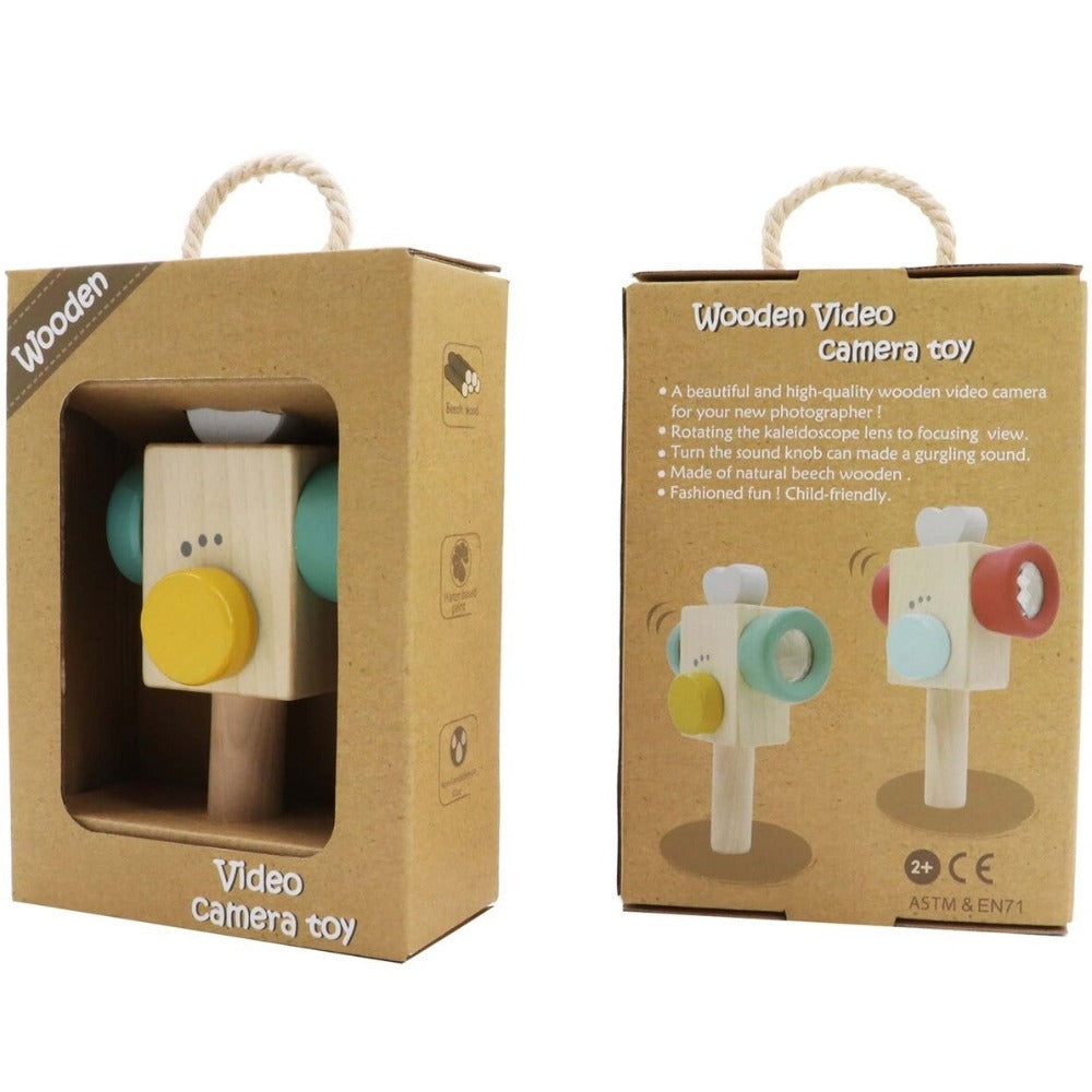 Wooden Video Recorder Prism Red