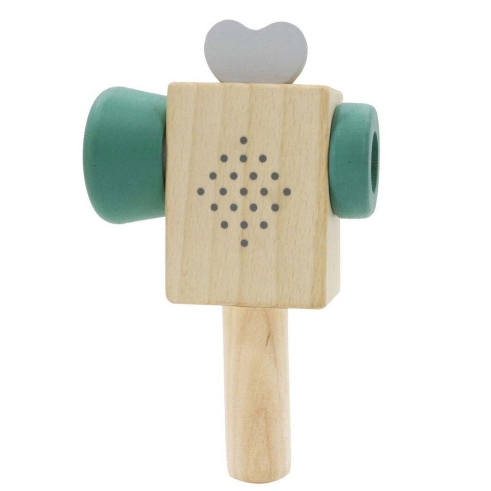 Wooden Video Recorder Prism Blue