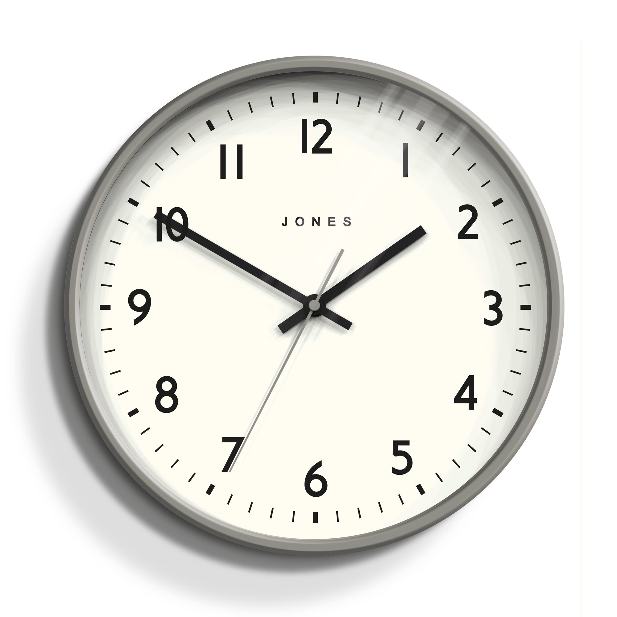 Newgate Jones Jam Wall Clock Matte Elephant Grey