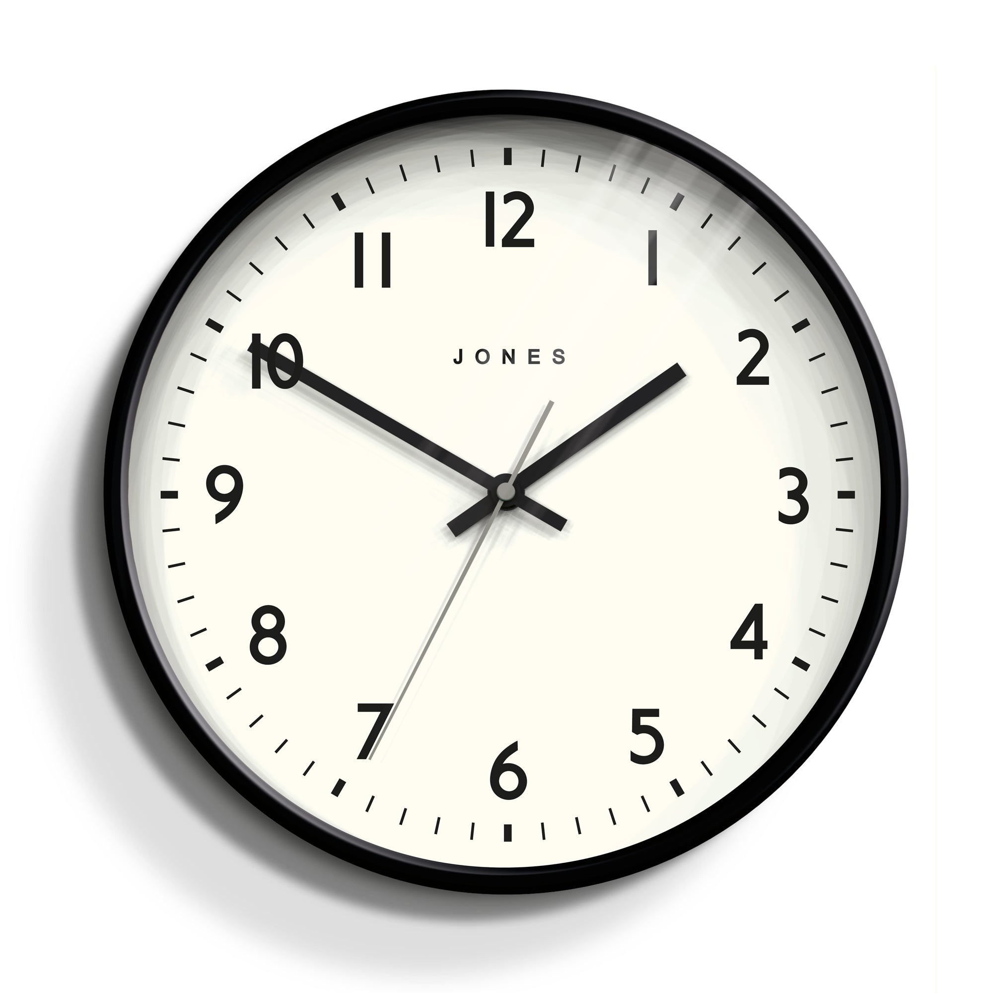 Newgate Jones Jam Wall Clock Matte Black