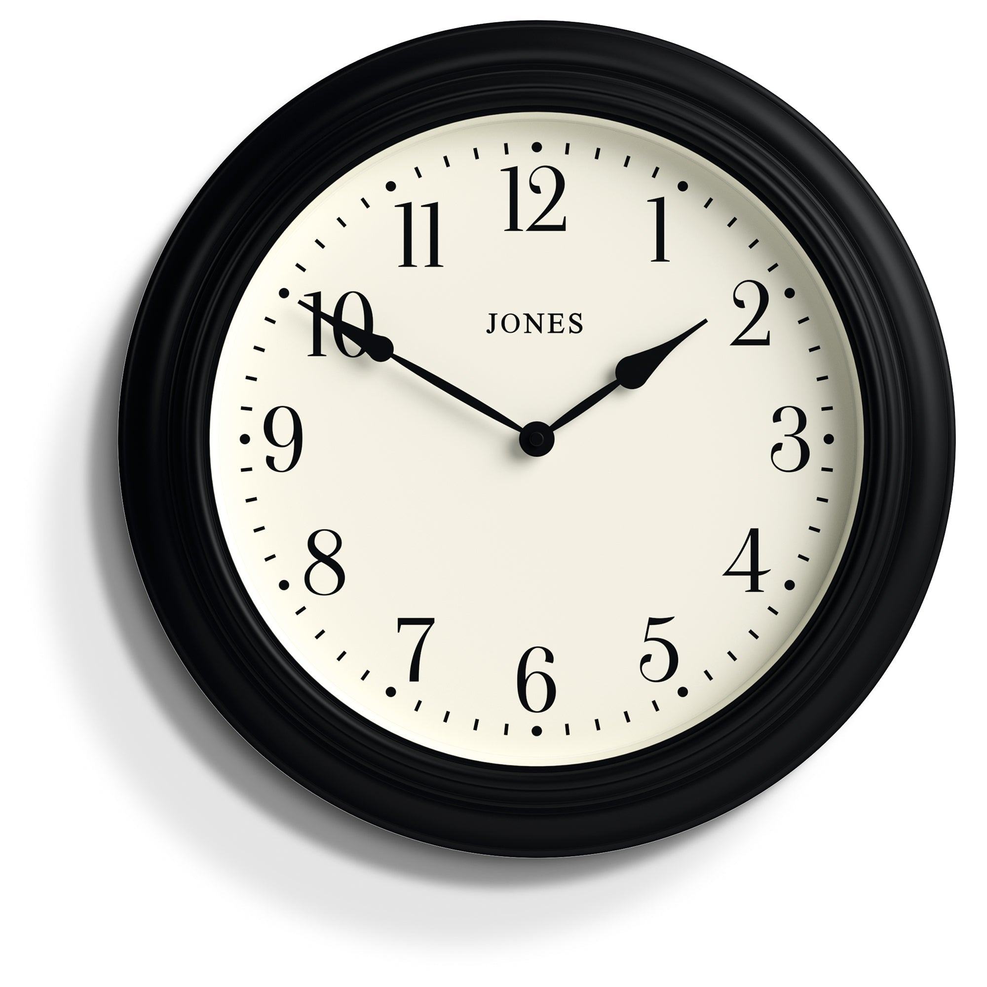 Newgate Jones Supper Club Wall Clock Black