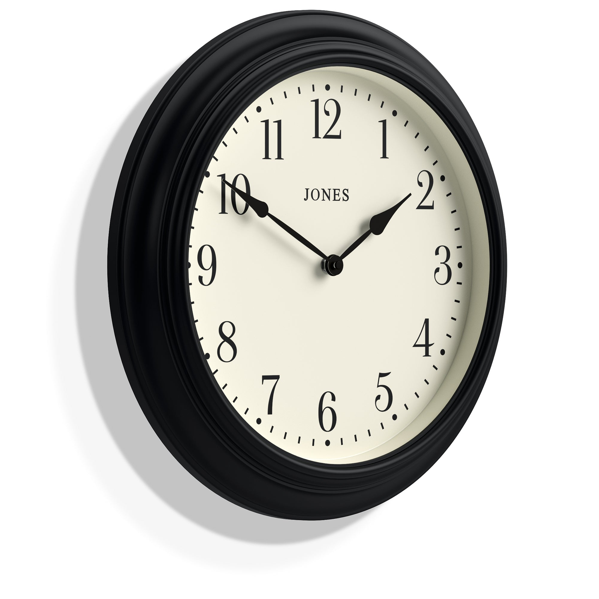 Newgate Jones Supper Club Wall Clock Black